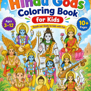 Indian Mythology Activity Book | Hindu Gods Coloring Book for Kids