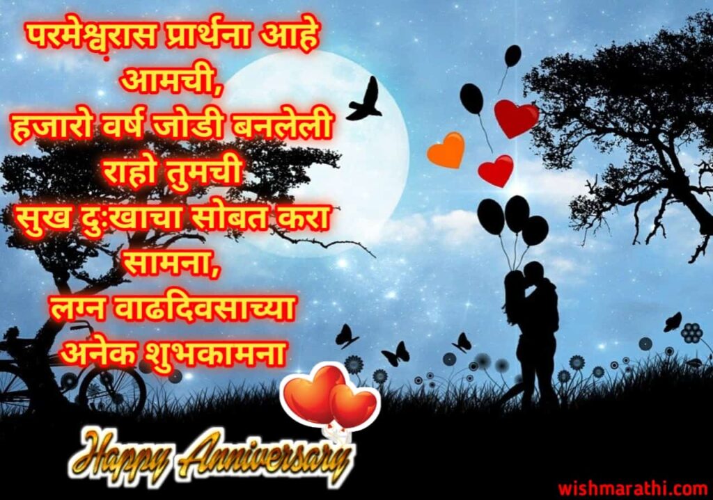 marriage anniversary wishes in marathi